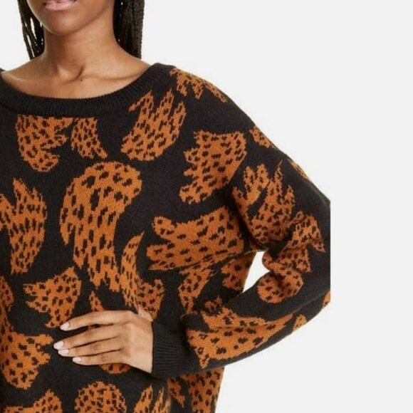 Farm Rio Black Bananica Sweater - Size Medium - Picture 4 of 5